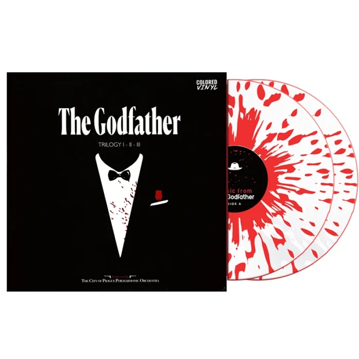 The Godfather Trilogy Red White Splatter Vinyl 2 LP - Görsel 1