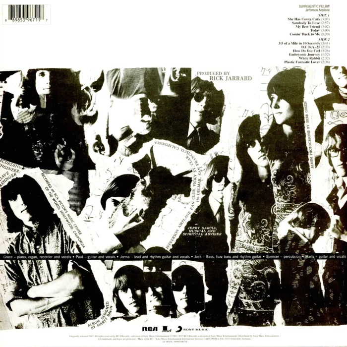 Jefferson Airplane - Surrealistic Pillow LP - Görsel 2