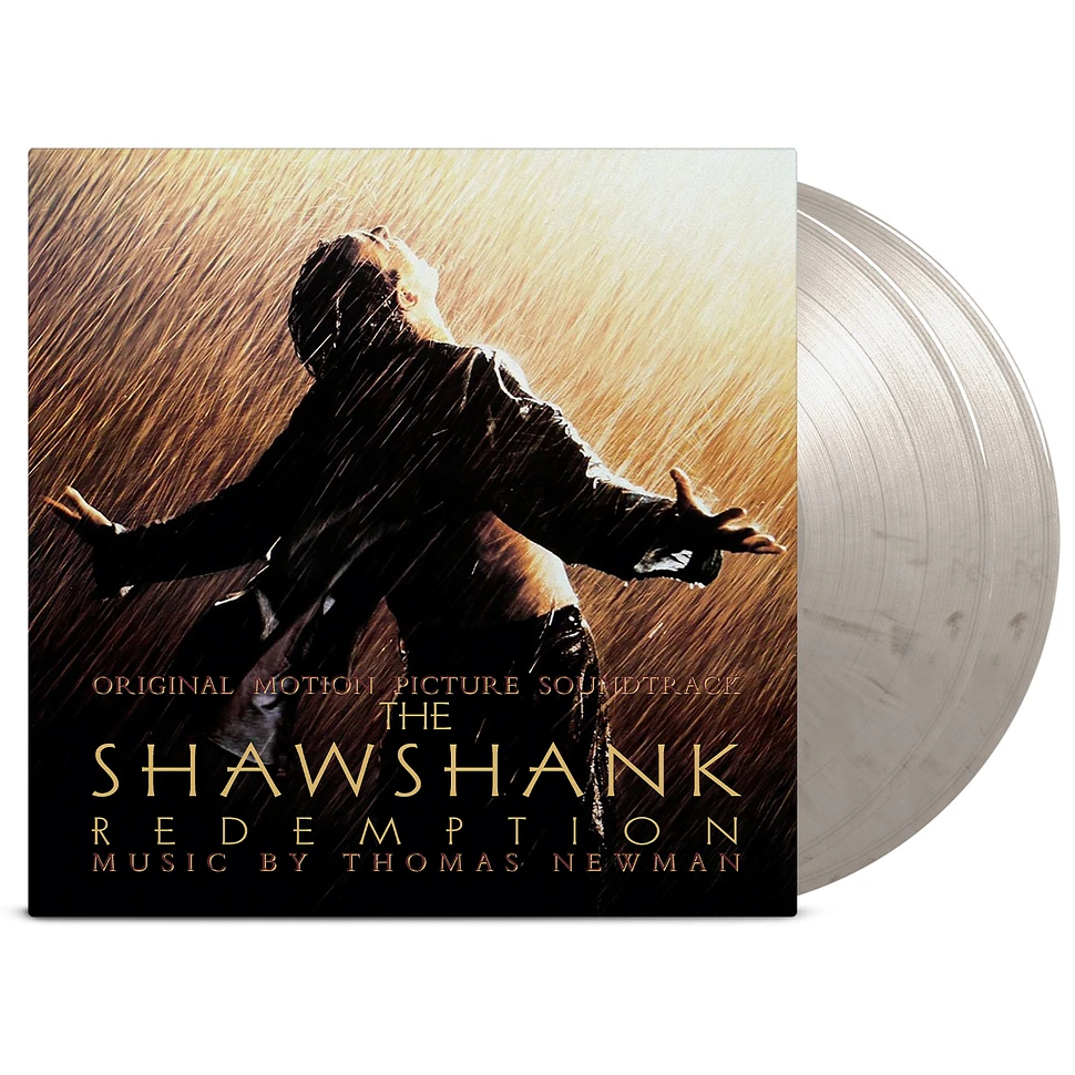 THOMAS NEWMAN - The Shawshank Redemption 2LP (Black & White Marbled Vinyl) THOMAS NEWMAN - The Shawshank Redemption 2LP (Coloured) - Görsel 1