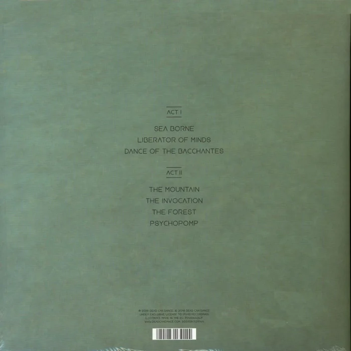 Dead Can Dance – Dionysus LP - Görsel 2