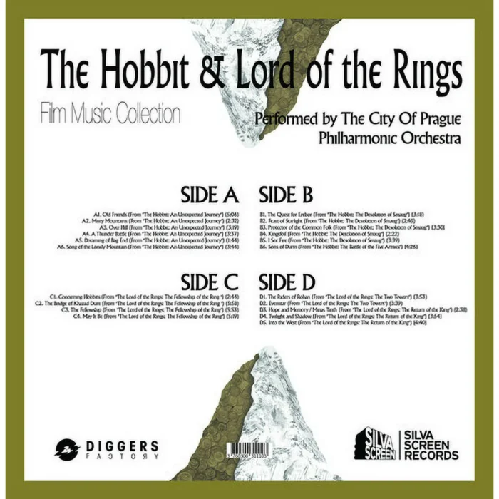 City Of Prague -Hobbit & The Lord Of The Rings Film Music Collection 2LP - Görsel 2