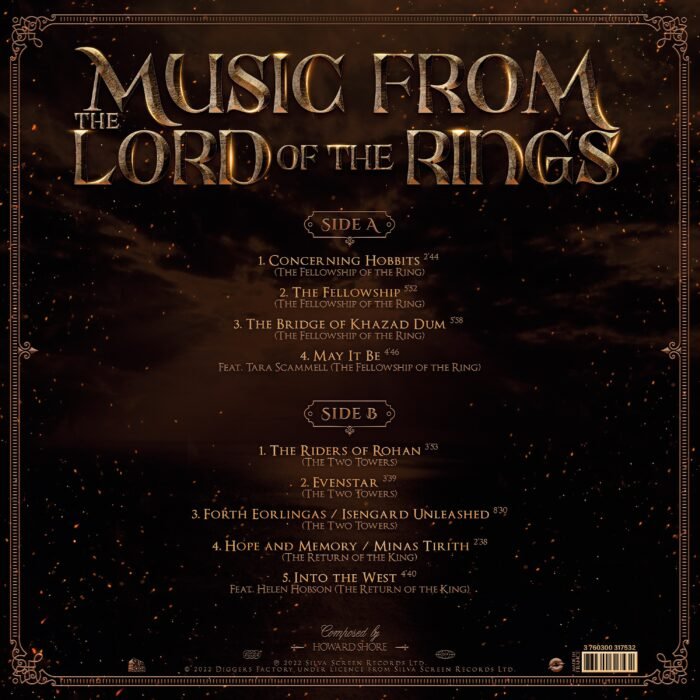 City Of Prague Philharmonic Orchestra - Music From The Lord Of The Rings LP - Görsel 2