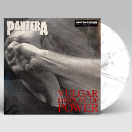 Pantera - Vulgar Display of Power LP (White & True Metal Gray)
