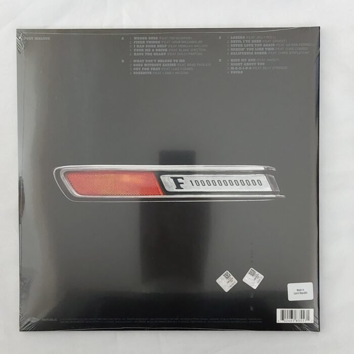 Post Malone - F-1 Trillion Black Vinyl Edition 2LP - Görsel 2
