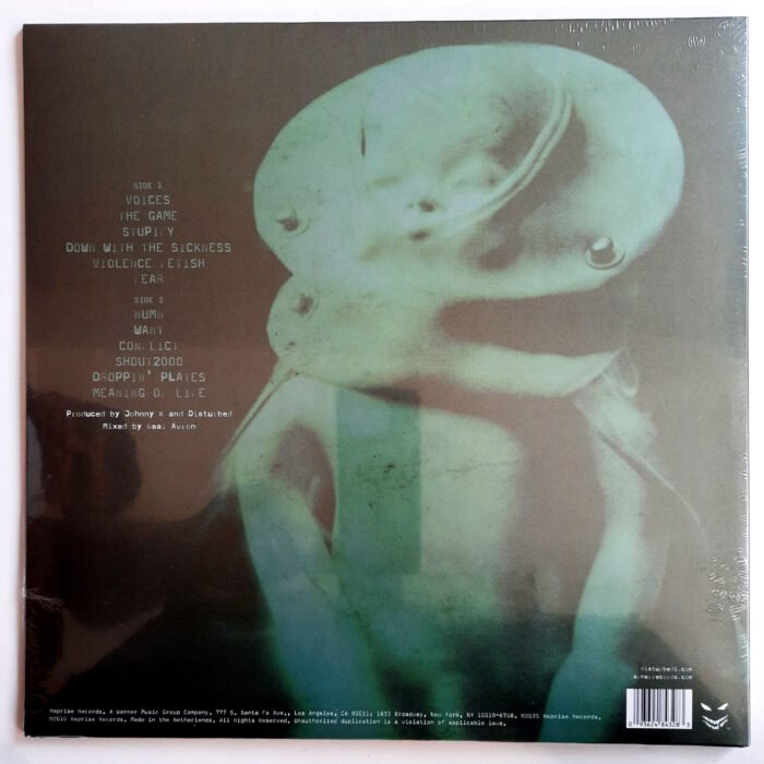 Disturbed - The Sickness Limited 25th Anniversary Green Vinyl edition - Görsel 2