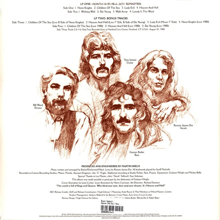 Black Sabbath -  Heaven and Hell 2LP - Görsel 2