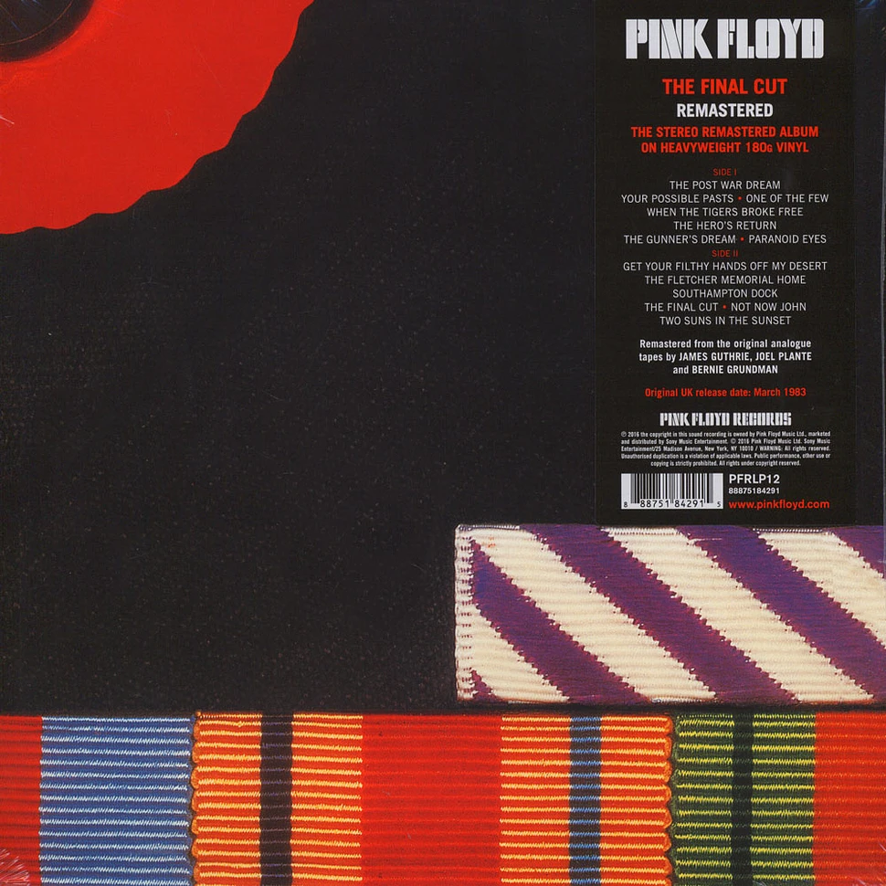 Pink Floyd - The Final Cut 1LP