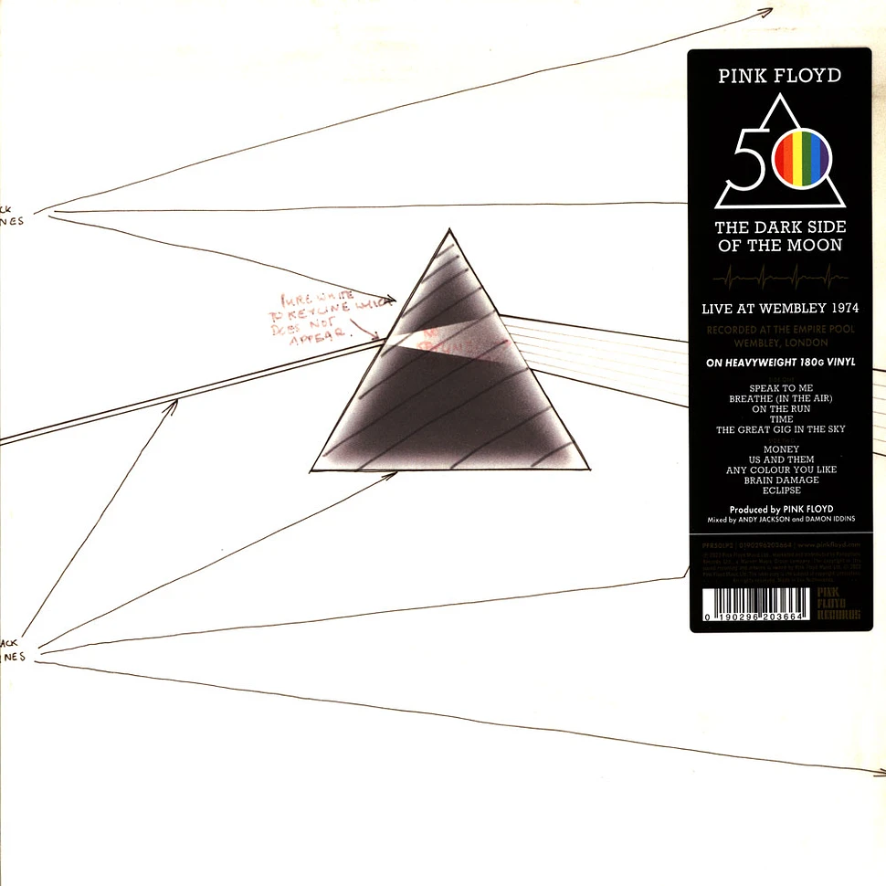 Pink Floyd - The Dark Side Of The Moon Live At Wembley 1974 1LP