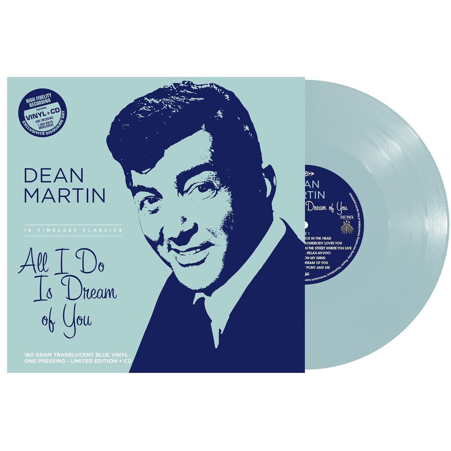 Dean Martin - All I Do Is Dream Of You - Translucent Blue Vinyl, 180Gr. 1LP