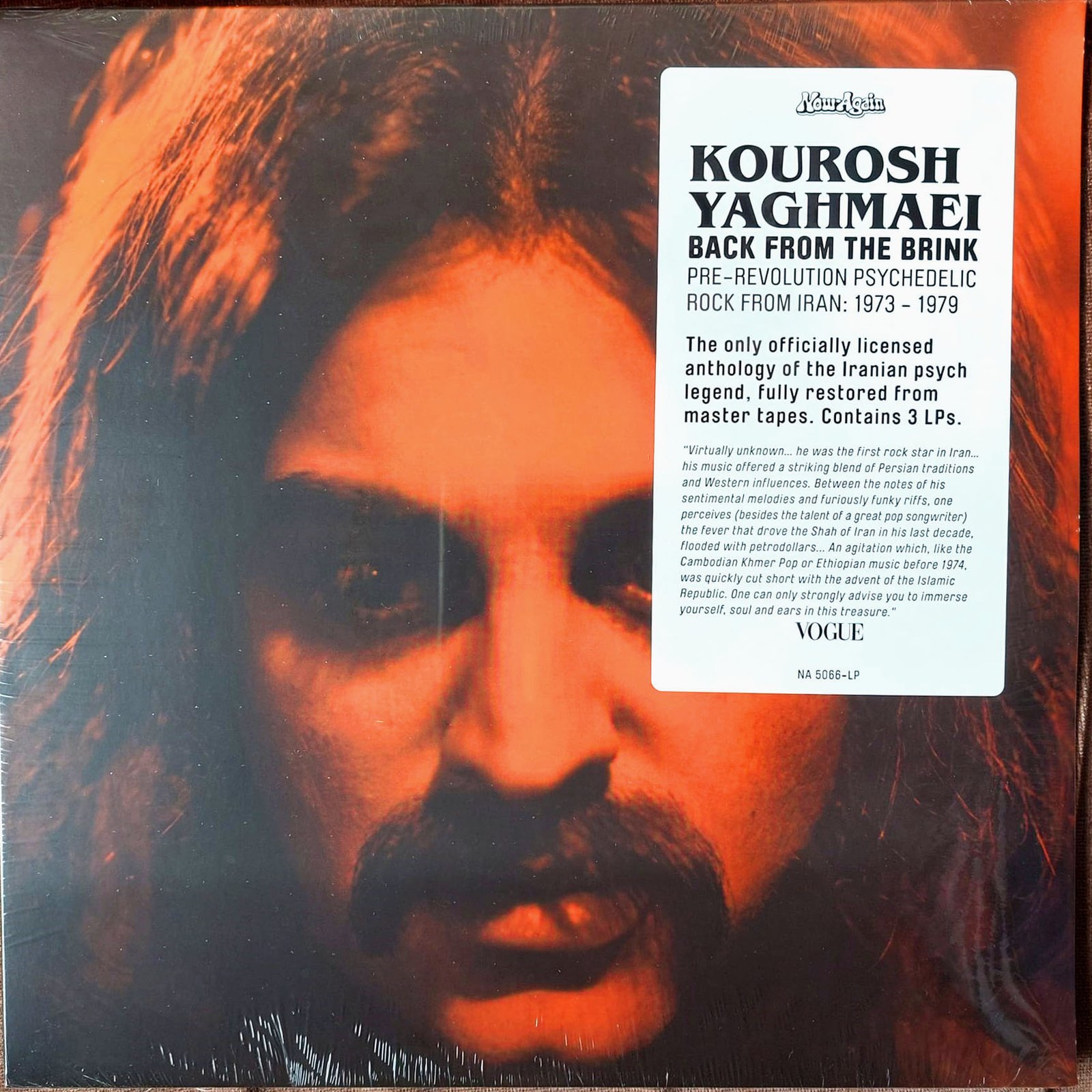 0659457506612 Kourosh Yaghmaei - Back From the Brink - Pre-Revolution Psychedelic Rock From Iran 1973 - 1979 , 3 LP - Görsel 1